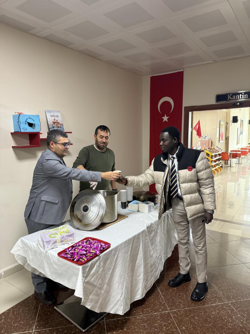 Final Sınavları Öncesi Öğrencilerimize "Sıcak" Destek