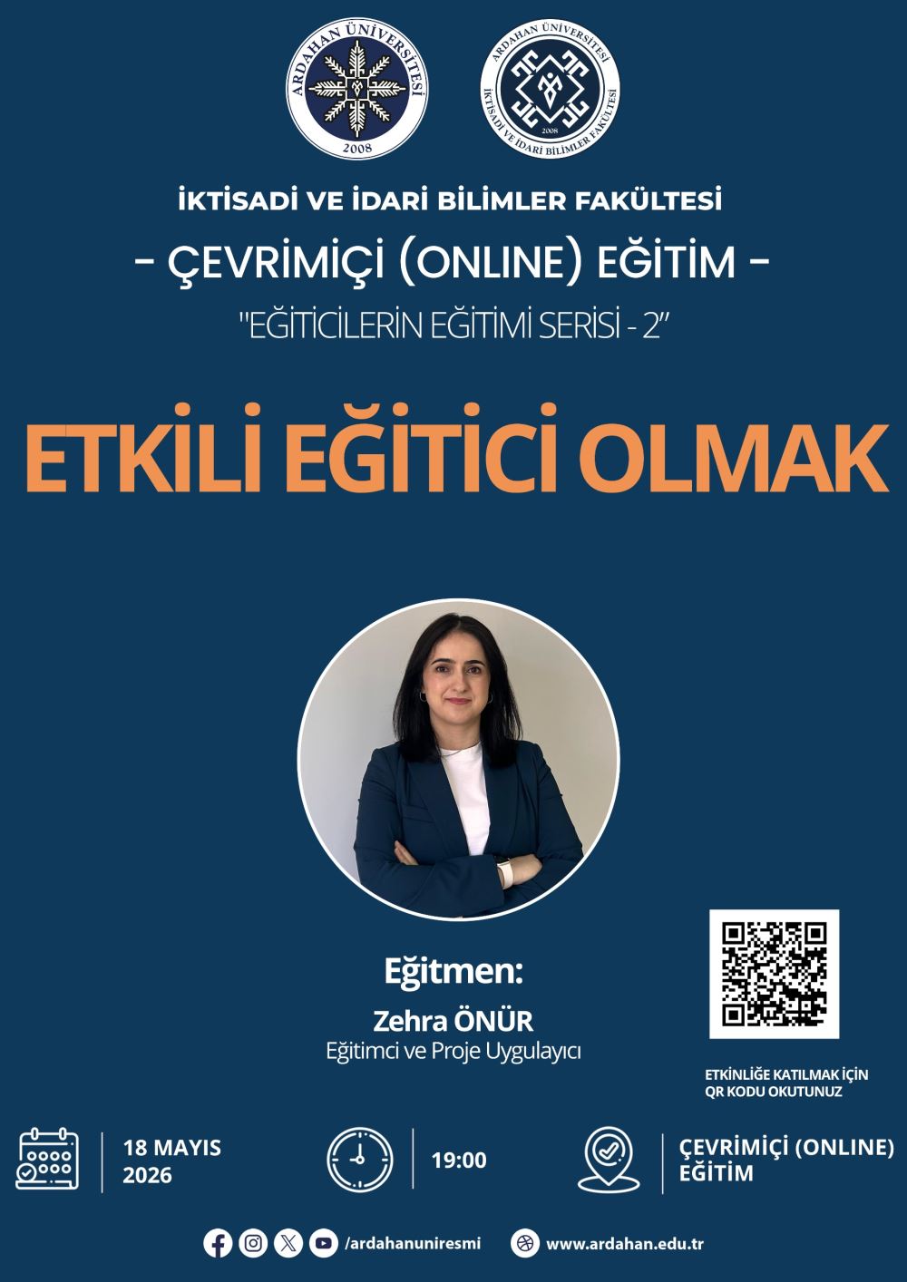 İşletme Bölümü Kadromuz "Etkili Eğitici Olmak" Seminerine Katıldı